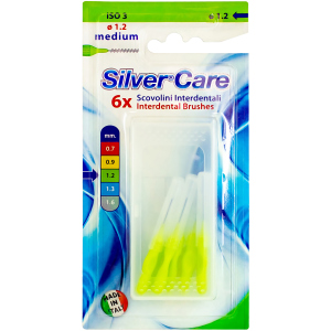 Межзубные ершики Silver Care 6 шт средние (8009315041243) в Ровно