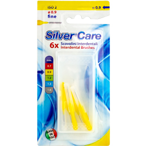 Межзубные ершики Silver Care 6 шт тонкие (8009315041236)