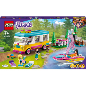 Конструктор LEGO Friends Лісовий будинок на колесах та вітрильний човен 487 деталей (41681) краща модель в Рівному