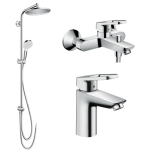 Набір змішувачів HANSGROHE Logis Loop 1272019 (71151000+71244000+27270000) ТОП в Рівному