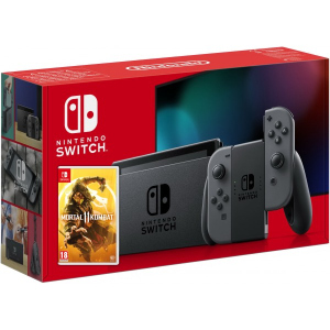 Nintendo Switch Gray (Upgraded version) + Гра Mortal Kombat 11 (російська версія) ТОП в Рівному