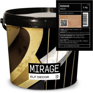 Декоративна штукатурка Elf Decor Mirage 0.5 - 1 мм 1 кг Gold (mba1mgold) в Рівному