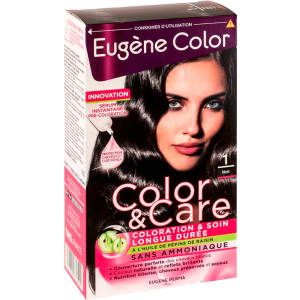 Фарба для волосся Eugene Perma без аміаку Color &amp; Care 1 Чорний 125 мл (3140100336191) ТОП в Рівному