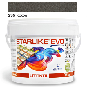 Эпоксидная затирка Litokol Starlike EVO 235 Кофе 2,5кг ТОП в Ровно