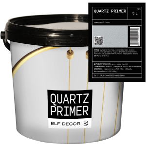 Кварцевая грунтовка Elf Decorr QUARTZ PRIMER 3 л Белая (mba3gqp) ТОП в Ровно