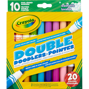 Набір фломастерів Crayola Washable Двосторонні 10 шт (256347.012) (0071662083113)