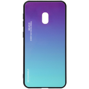 Панель BeCover Gradient Glass для Xiaomi Redmi 8A Purple-Blue рейтинг