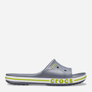 Шльопанці Crocs Bayaband Slide 205392 0A3-M7/W9 39 25 см Charcoal/Volt Green (191448189683) краща модель в Рівному