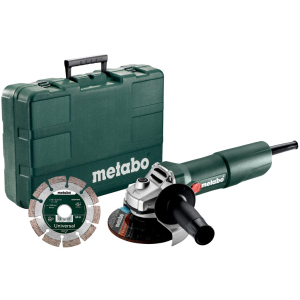 Угловая шлифмашина Metabo W 750-125 SET КШМ 750 Вт, 125 мм + диск (603605510) в Ровно