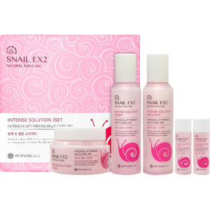 Набір для догляду за обличчям Enough Bonibelle Snail EX2 Intense Solution Муцин Слимаки 3Set (8809605870207) в Рівному