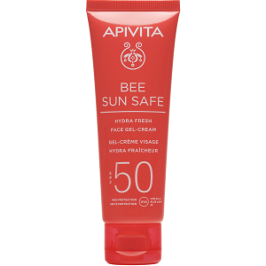 Солнцезащитный гель-крем для лица Apivita Bee Sun Safe SPF50 50 мл (5201279080167) рейтинг