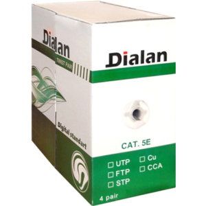 Кабель Dialan КПВЕ 4х2х0.50 мм² (FTP-cat.5E) 305 м (10554) в Рівному