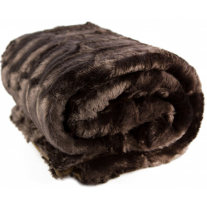 Плед LIFETIME Furry blanket Коричневий 120x150 см (871125227910-1 brown) краща модель в Рівному