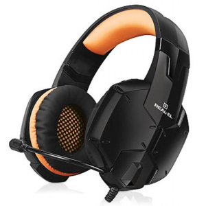 Навушники REAL-EL GDX-7700 SURROUND 7.1 black-orange надійний