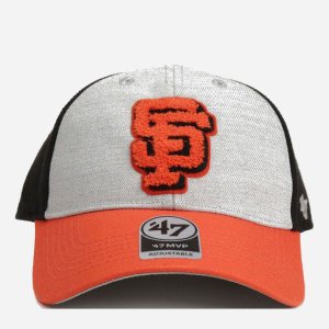 хороша модель Кепка 47Brand Mvp San Francisco Giants BCPTN-TUFTM22WBS-BK8 Чорно-біло-оранжева (194602217437)