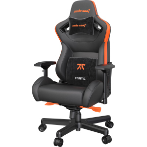 Кресло игровое Anda Seat Fnatic Edition Black/Orange Size XL (AD12XL-FNC-PV/F) ТОП в Ровно