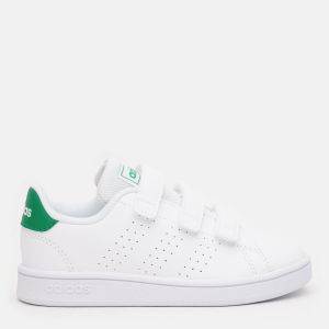 Кеды детские Adidas Advantage C EF0223 29 Ftwwht/Green/Gretwo (4061622793462) ТОП в Ровно