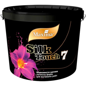 Шовковисто-матова латексна фарба "Silk Touch 7" Maxima 3.5 кг (4823083307868) краща модель в Рівному