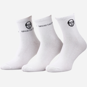 Набір шкарпеток Sergio Tacchini 93241341-1 39-42 3 пари Білий (3349600160576) краща модель в Рівному