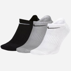 Набір шкарпеток Nike SX7678-901 U NK EVERYDAY LTWT NS 3PR 46-50 3 пари Чорний/Сірий/Білий (888407239342) в Рівному