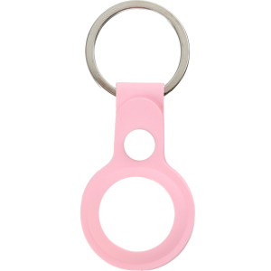 Чехол-брелок ArmorStandart Silicone Ring with Button для Apple AirTag Pink лучшая модель в Ровно