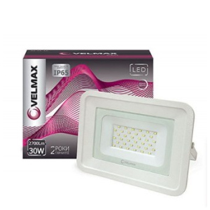 LED прожектор Velmax, 30W, 2700Lm, 6200К (4542) ТОП в Рівному