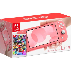 Nintendo Switch Lite Coral + Гра Mario Kart 8 Deluxe (російська версія) рейтинг