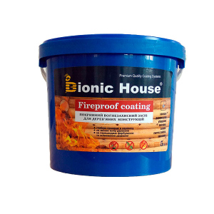 Вогнебіозахисна фарба Fire Proof Coating Bionic-House 5кг Біла