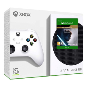 Microsoft Xbox Series S 512Gb + Star Wars Jedi: Fallen Order Deluxe Edition (російська версія) в Рівному