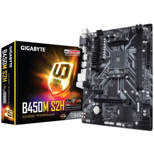 Материнська плата Gigabyte b450m s2h Socket am4 ТОП в Рівному