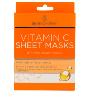 Маска тканевая для лица Skin Academy Vitamin C 0.45 г х 2 шт (5031413989908) лучшая модель в Ровно