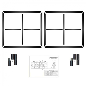 Комплект розпашних воріт КСС (Звари сам) на проріз 4 метри 210 краща модель в Рівному