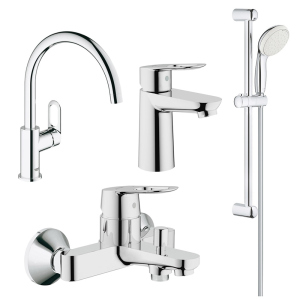 Набор смесителей Grohe BauLoop S-Size 123225K лучшая модель в Ровно