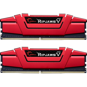 Модуль пам'яті для комп'ютера DDR4 32GB (2x16GB) 3600 MHz Ripjaws V G.Skill (F4-3600C19D-32GVRB) ТОП в Рівному