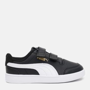 Кеди дитячі Puma Shuffle V PS 37568903 30 (11.5) Puma Black-Puma White-Puma Team Gold (4063697670228) в Рівному