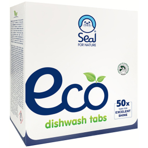 Таблетки для посудомийної машини Seal Eco for Nature для миття та полоскання посуду 50 шт (4750104001705) в Рівному