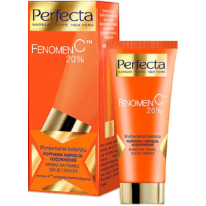 Маска для лица и шеи Perfecta Fenomen C 20% Booster Mask 60 мл (5900525044327) ТОП в Ровно