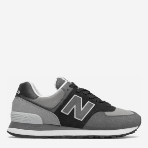 Кроссовки New Balance 574 ST WL574WU2 41.5 (10) 27 см Серые с черным (195481032432) ТОП в Ровно