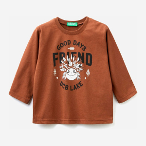 Футболка с длинными рукавами United Colors of Benetton 3ATNC15FE.P-09K 82 см (8033379331200) ТОП в Ровно