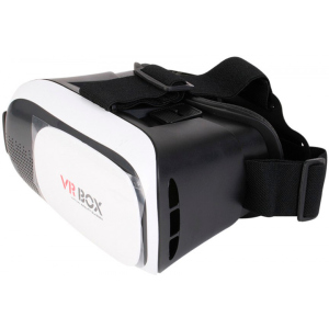 Окуляри віртуальної реальності Vr Box Glasses 3D VR-001 Black/White + VR пульт дистанційного керування (F03К187) краща модель в Рівному