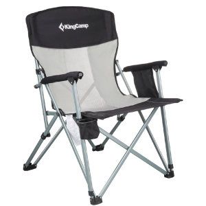 Стілець KingCamp Hard Arm Chair Чорний (KC3825 BLACK/MEDIUMGREY) ТОП в Рівному