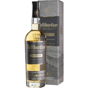 Віскі Tullibardine Sovereign 0.7 л 43% у подарунковій коробці (5060074861247)