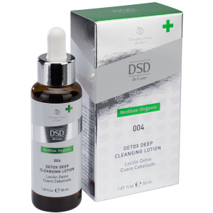 Детокс-лосьйон DSD de Luxe 004 Medline Organic Detox Deep Cleansing Lotion для інтенсивної дії та глибокого очищення шкіри голови 50 мл (8437013722209) краща модель в Рівному