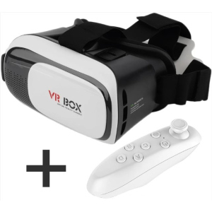 Очки виртуальной реальности 3D VR Box 2.0 Remax + пульт в подарок, черно-белые F_130127 в Ровно