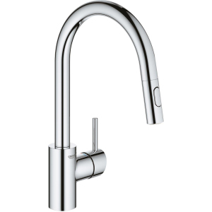 Змішувач кухонний з висувним виливом GROHE Concetto 31483002 ТОП в Рівному