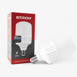 LED лампа ETRON Light 1-EHP-308 T140 80W 6500K 220V E40 ТОП в Ровно