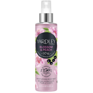 Мист увлажняющий парфюм для тела и волос Yardley Blossom & Peach Moisturising Fragrance Body Mist 200мл (5056179301511) ТОП в Ровно