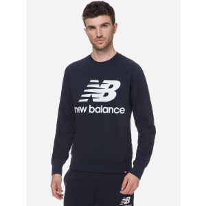 Світшот New Balance Ess Stacked Logo MT03560ECL S Синій в Рівному