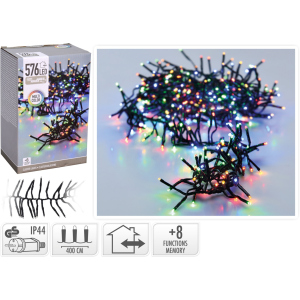 Гірлянда Christmas Decoration 576 LED ламп різнокольорова 7.2 м (AX9502420) ТОП в Рівному