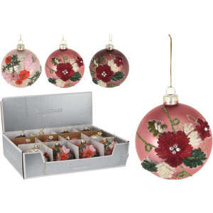 Набір ялинкових куль Christmas Decoration 8 см 12 шт (ABT620250) ТОП в Рівному